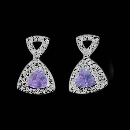 Clous Améthyste Trinité