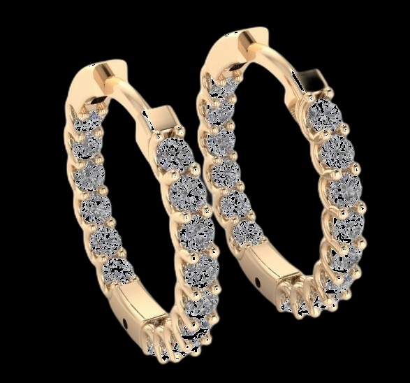 Boucles d'oreilles Hoop