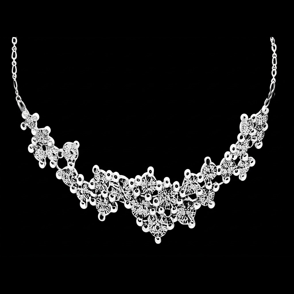 Collier Diamant Céleste
