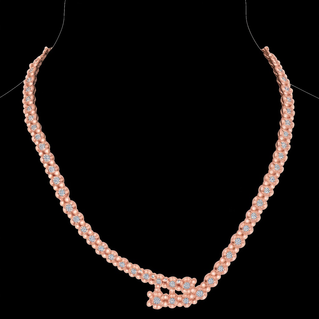 Bracelet Diamant Poussière d'Étoiles Rose