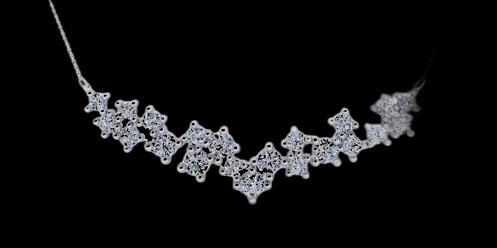 Collier Cascade Céleste en Diamants