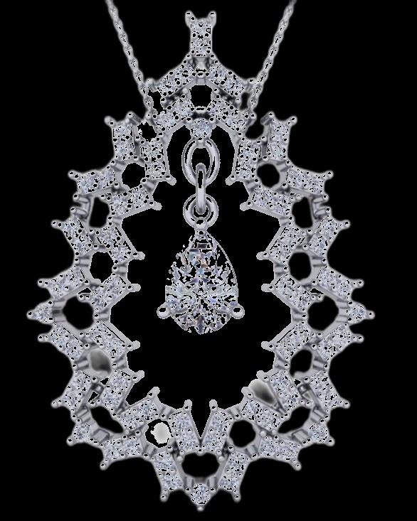 Collier Diamant Céleste