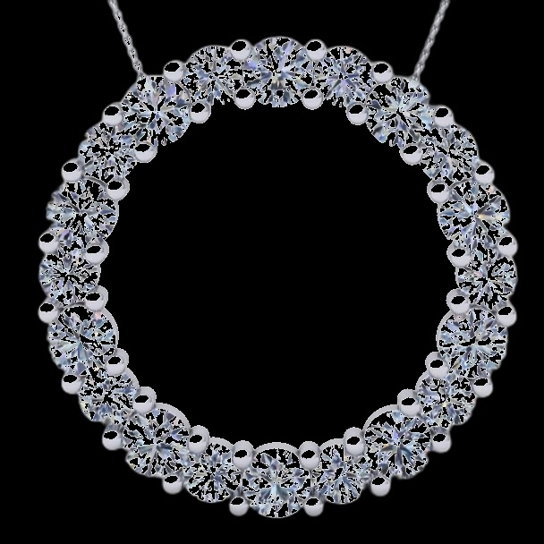 Pendentif Cercle Éternel Diamant