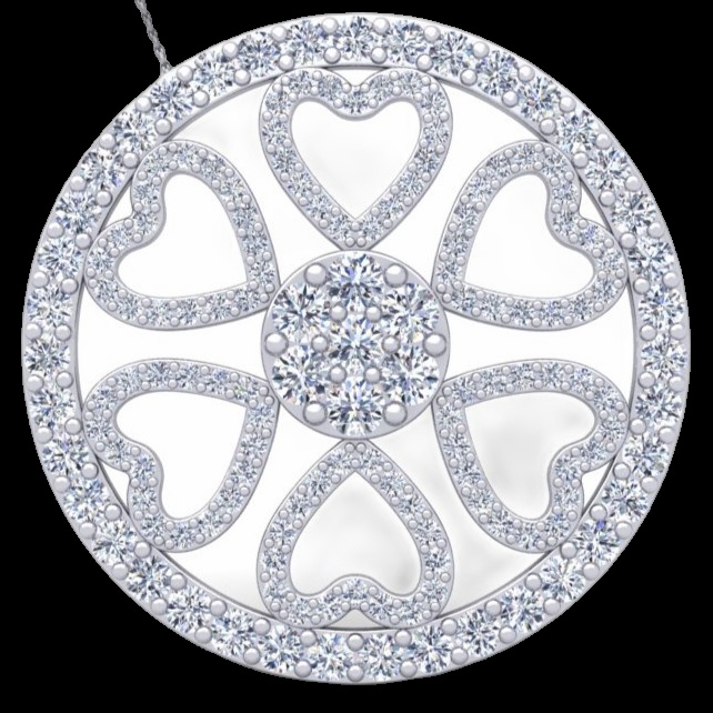 Boucles d'Oreilles Cœurs Éternels