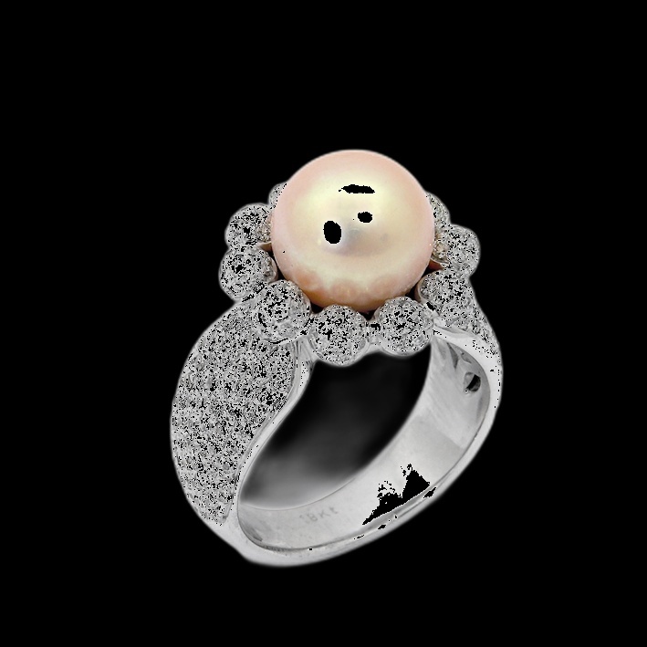 Bague Perle Royale Diamant