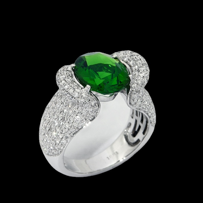 Bague Givre d'Émeraude