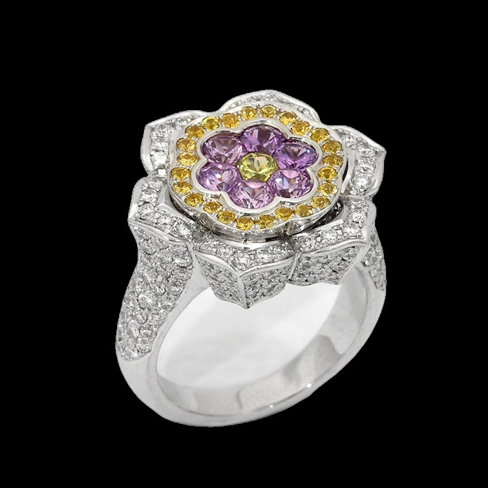 Bague Diamant Splendeur Florale