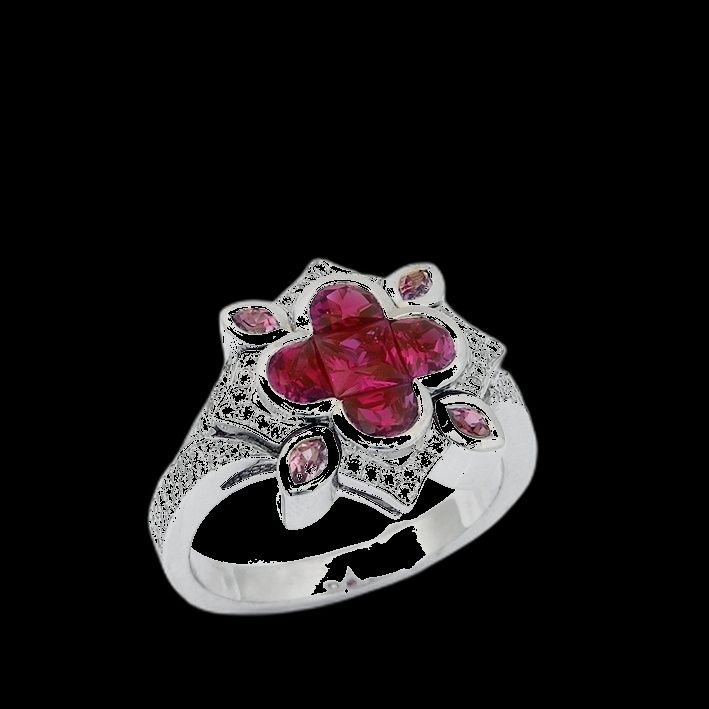 Bague Papillon Rubis Rêveur