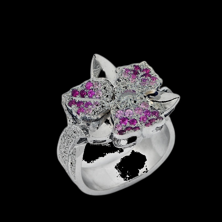 Bague Fleur de Rubis
