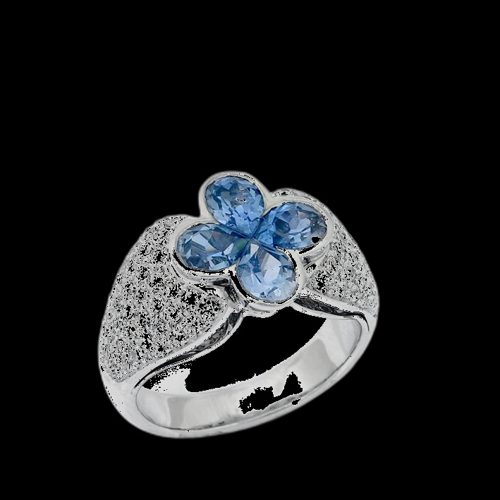 Bague Papillon Azur