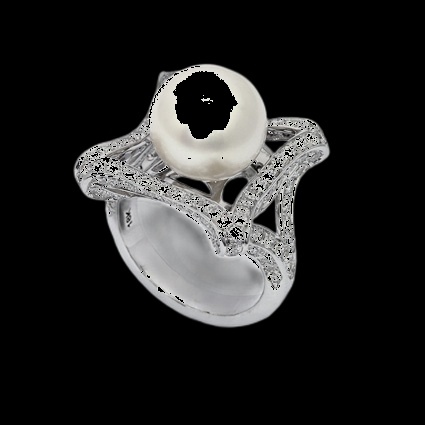 Bague Couronne Perle Royale