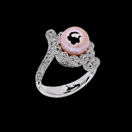 Bague Papillon Perle Royale