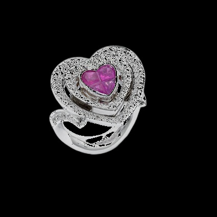 Bague Amour Éternel Rubis
