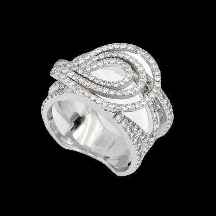 Bague Diamant Vague Infinie