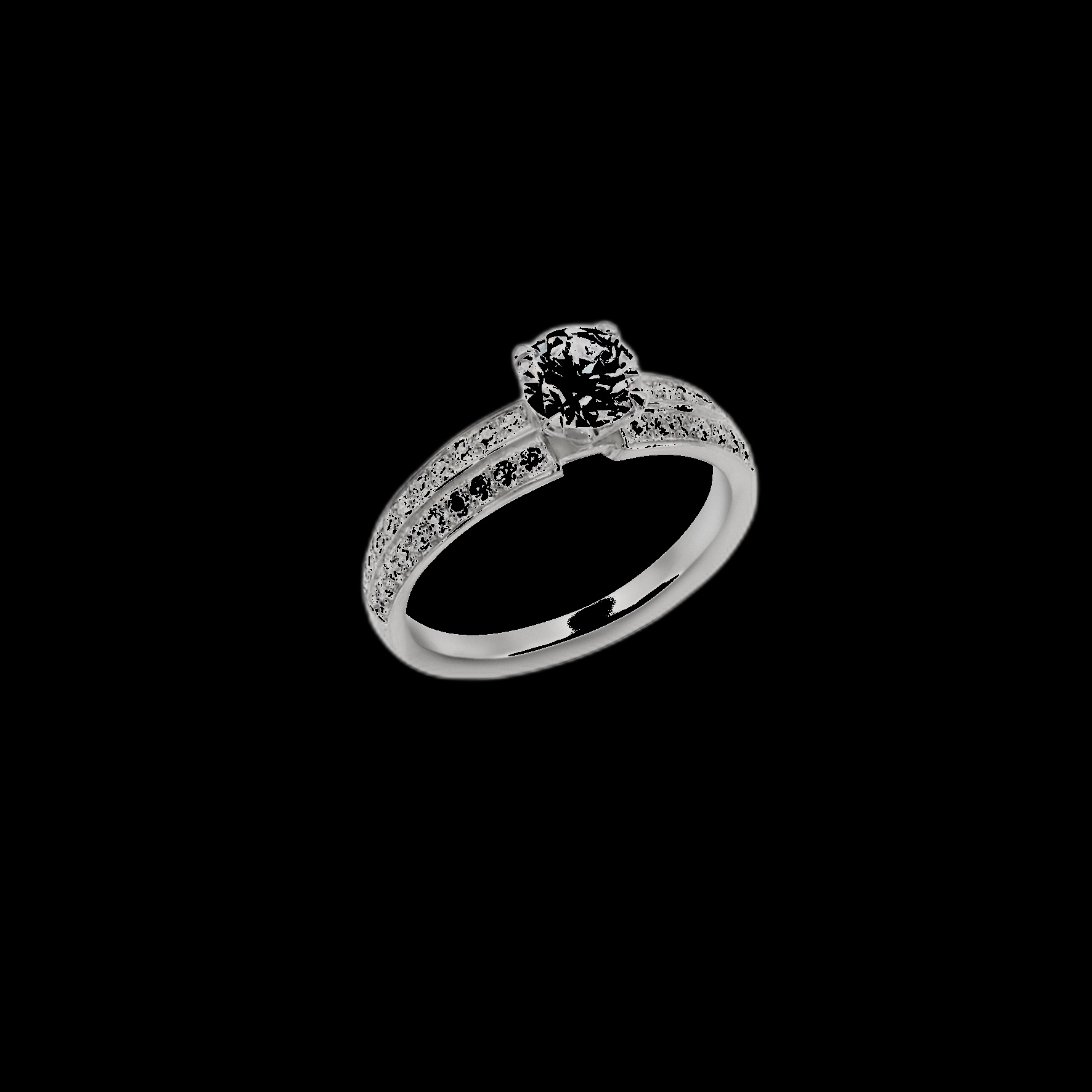 Bague Solitaire Diamant Céleste