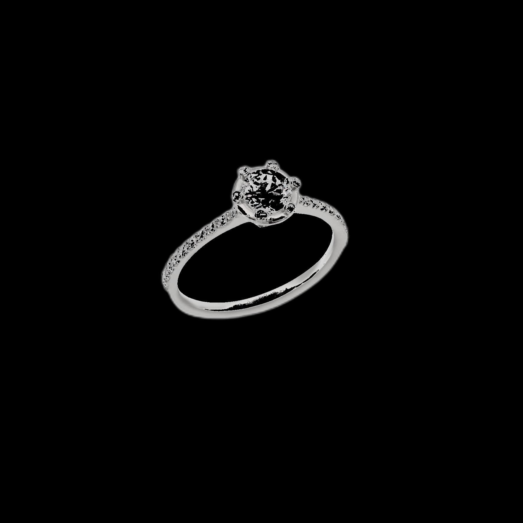 Bague Solitaire Diamant Classique