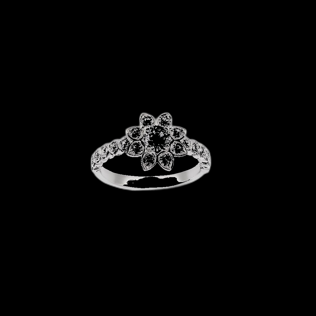 Bague Diamant Floraison Cristalline