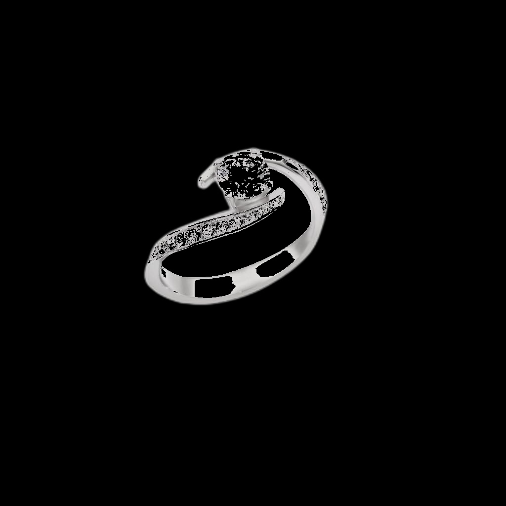 Bague Diamant Vague Céleste
