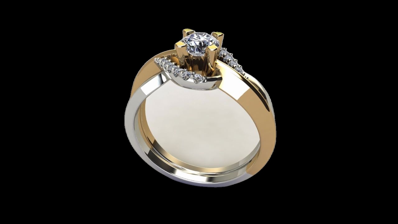 Bague Solitaire Infini