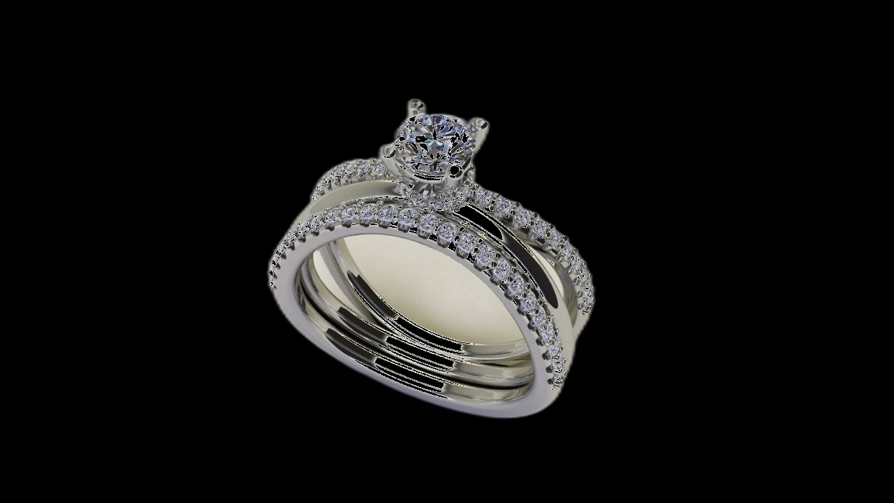 Bague Solitaire Diamant Infini