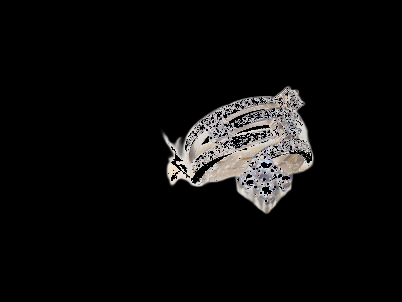 Bague Diamant Vague Céleste